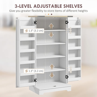 Armoire garde-manger style campagnard 5 niveaux