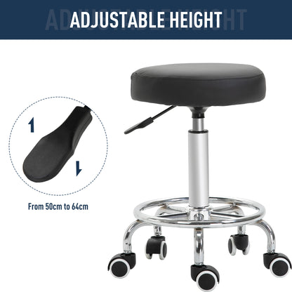 Tabouret de salon pivotant hydraulique réglable