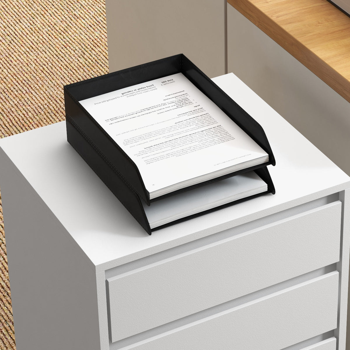 Caisson de bureau mobile à quatre tiroirs