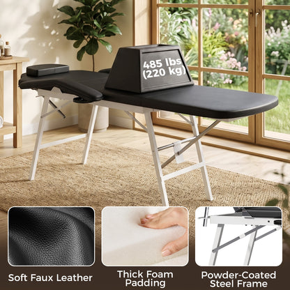 Table de massage pliante 3 sections