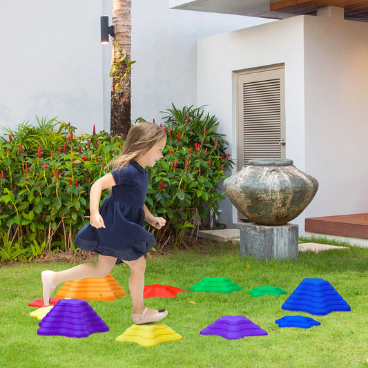 Pierres d'équilibre pour enfants style étoile de mer — 11 pcs