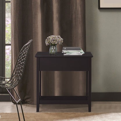 Table d'appoint rabattable avec armoire et étagère