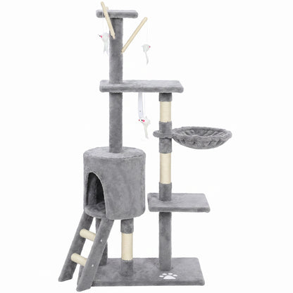 Arbre à chat multiétage avec griffoirs et condo