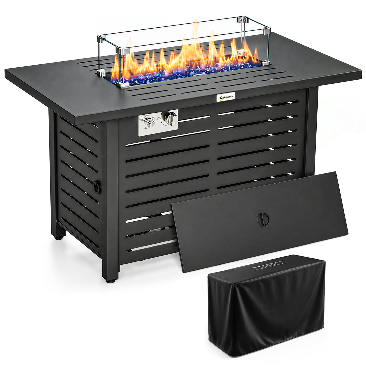 Table foyer au propane extérieure 50 000 BTU