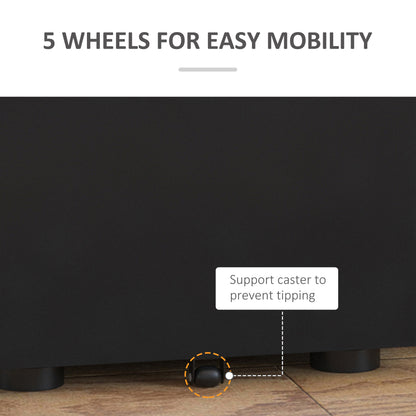 Classeur Mobile 3 Tiroirs avec Roulettes