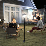 Lampadaire solaire extérieur style lampe de rue 47 po, 30 lumens
