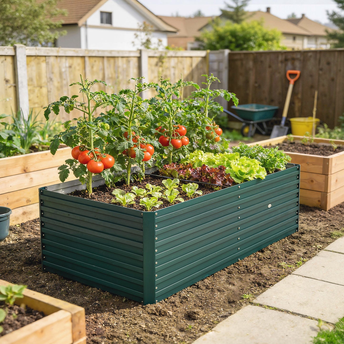 Bac jardinage surélevé galvanisé extra profond 152x91x60cm