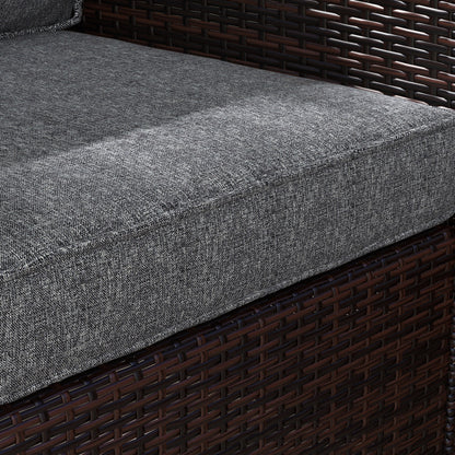 Coussins chaise patio 4 pièces avec dossier