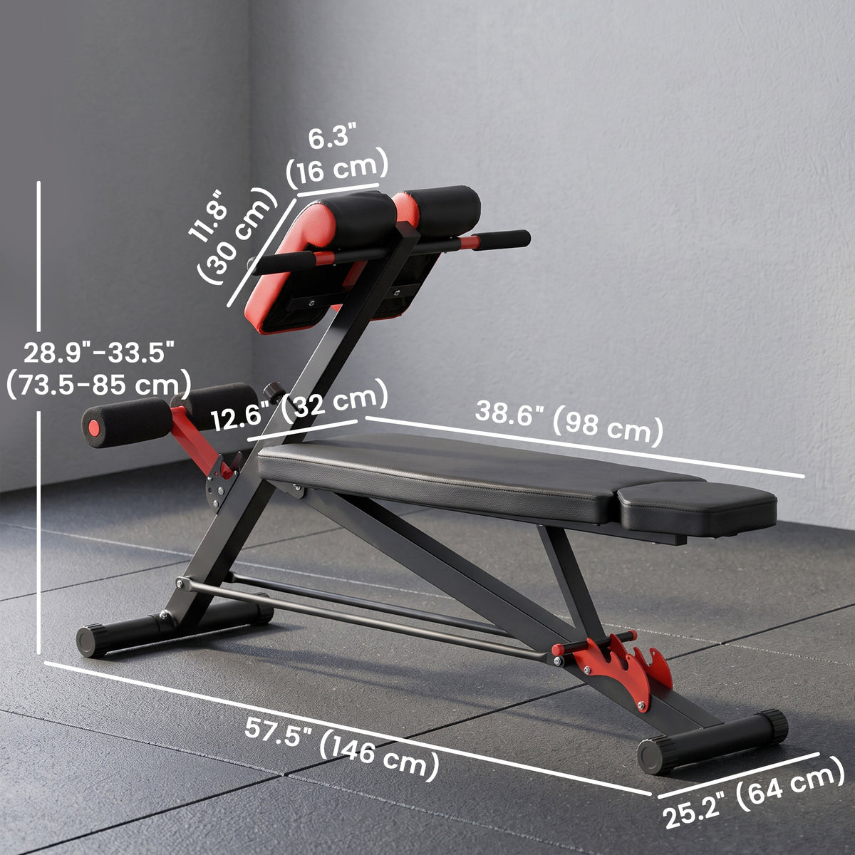 Banc de musculation multifonctionnel réglable