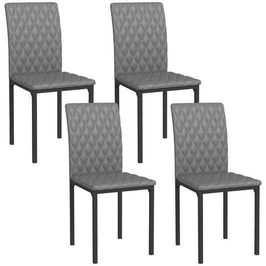 Ensemble de 4 chaises de salle à manger modernes