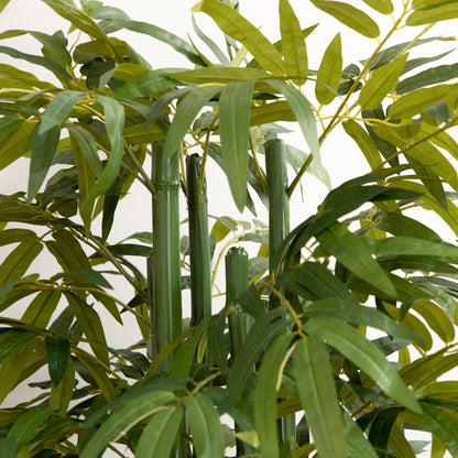 Arbre de bambou artificiel en pot — Vert