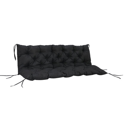 Coussin de balancelle 3 places avec dossier antidérapant