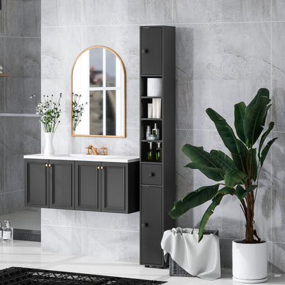 Armoire de salle de bain haute autoportante