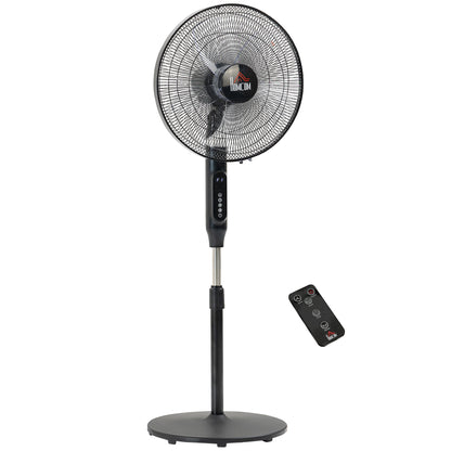 Ventilateur sur pied avec télécommande hauteur réglable
