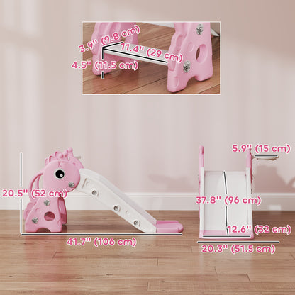 Toboggan 3 en 1 pour tout-petits design girafe