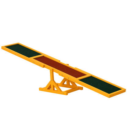 Bascule d'agilité pour chien en bois