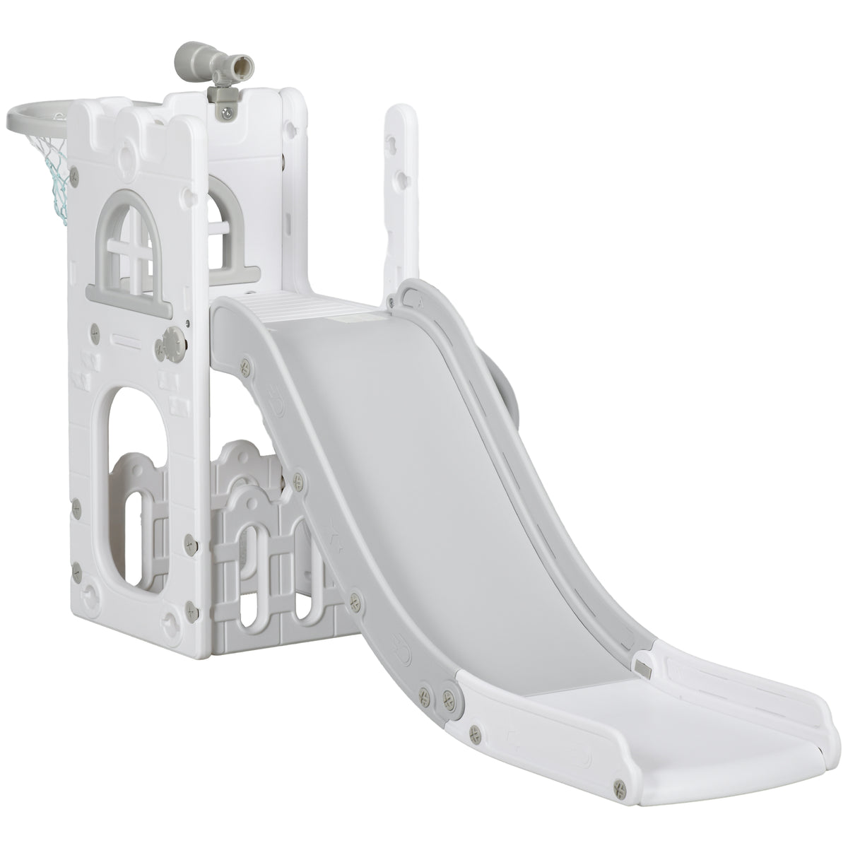 Glissade 5 en 1 pour tout-petit avec panier de basketball