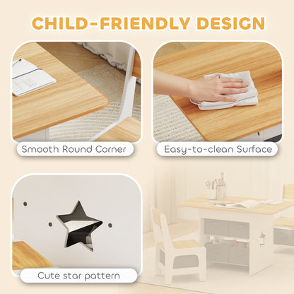 Ensemble table et chaises pour enfants — Lot de 3