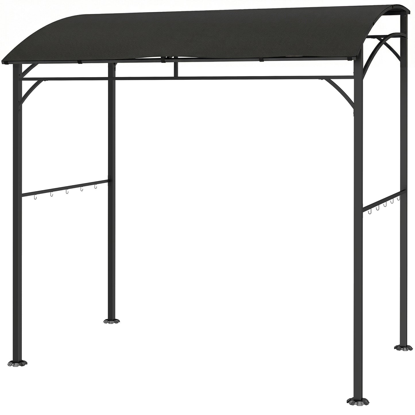 Gazebo BBQ courbé 7' x 5'
