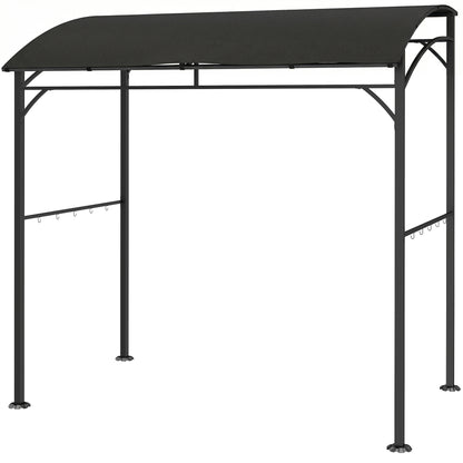 Gazebo BBQ courbé 7' x 5'