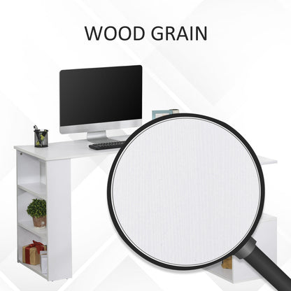 Bureau en L rotatif 360° avec rangement