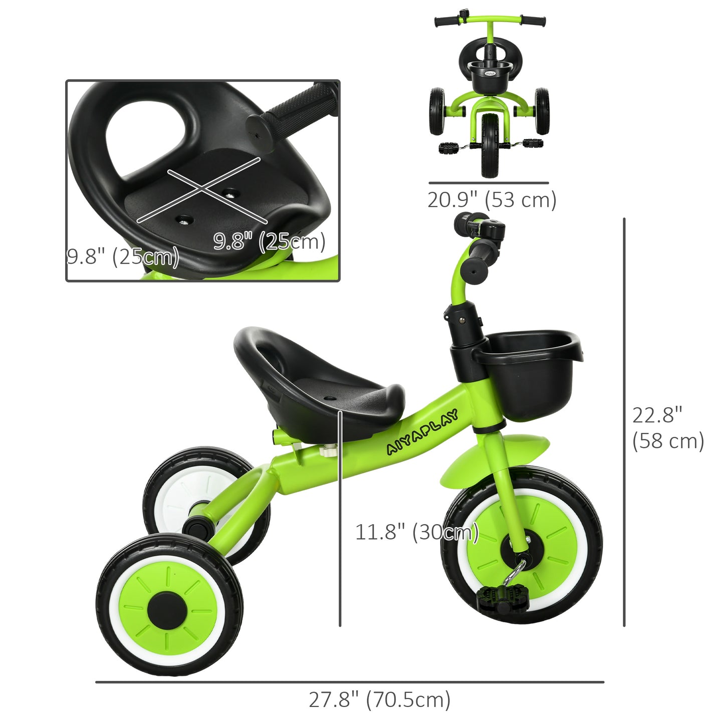 Tricycle évolutif pour enfants 2-5 ans