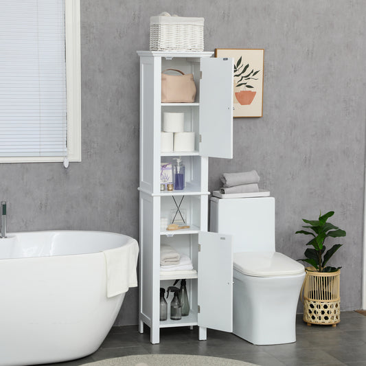 Armoire de salle de bain autoportante étroite