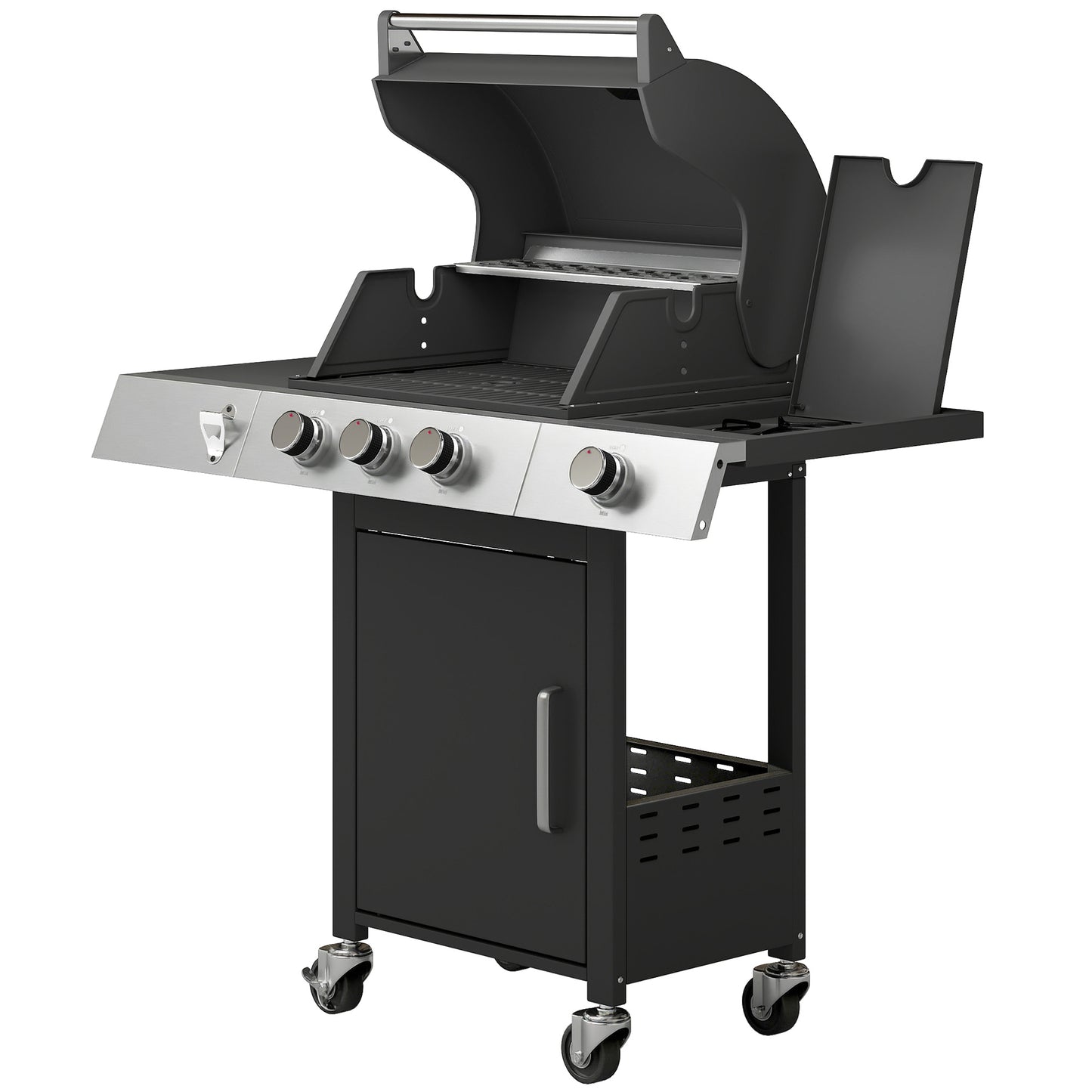 BBQ au propane 3 brûleurs avec brûleur latéral 36000 BTU