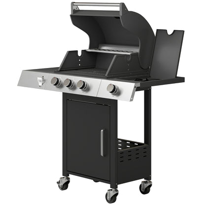BBQ au propane 3 brûleurs avec brûleur latéral 36000 BTU
