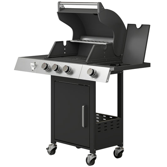 BBQ au propane 3 brûleurs avec brûleur latéral 36000 BTU