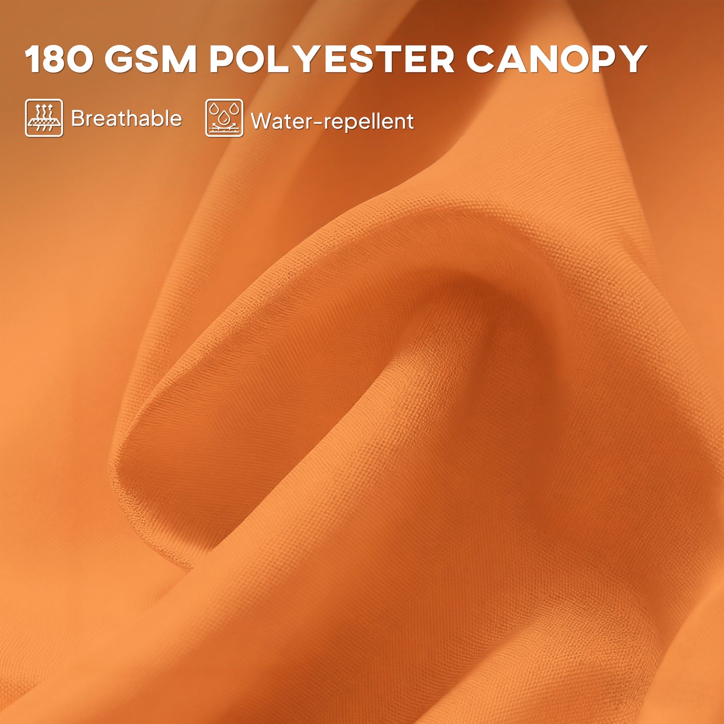 Parasol double toile manivelle — 457 cm
