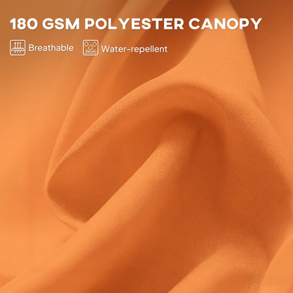 Parasol double toile manivelle — 457 cm
