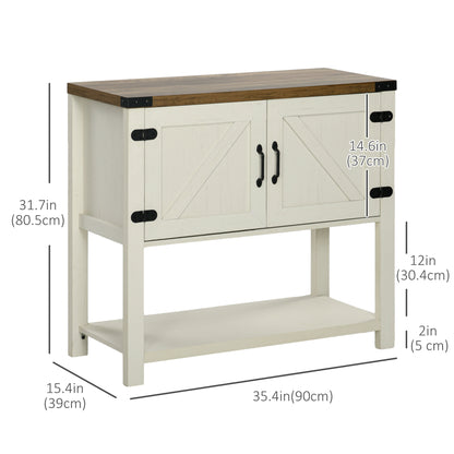 Buffet de cuisine rustique style fermette