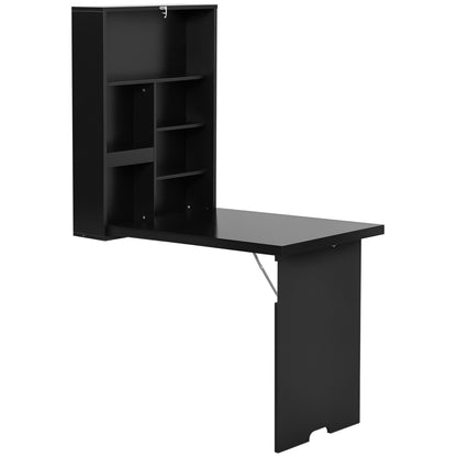 Bureau mural escamotable convertible multifonctionnel