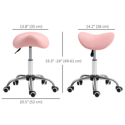 Tabouret selle ergonomique à roulettes réglable