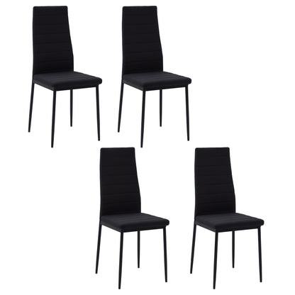 Chaises de salle à manger rembourrées ensemble de 4