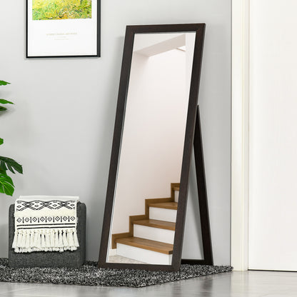 Miroir pleine longueur rectangulaire 147 x 51 cm avec cadre