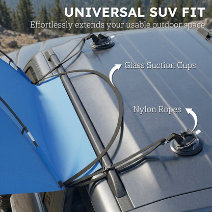 Auvent latéral pour VUS imperméable 3000mm avec sac