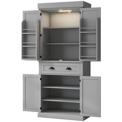 Armoire de cuisine garde-manger éclairage LED