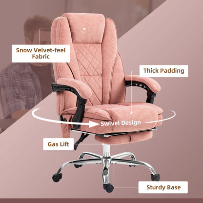 Chaise bureau massage inclinable avec repose-pieds ajustable