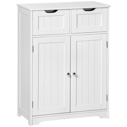 Meuble de rangement pour salle de bain à deux tiroirs