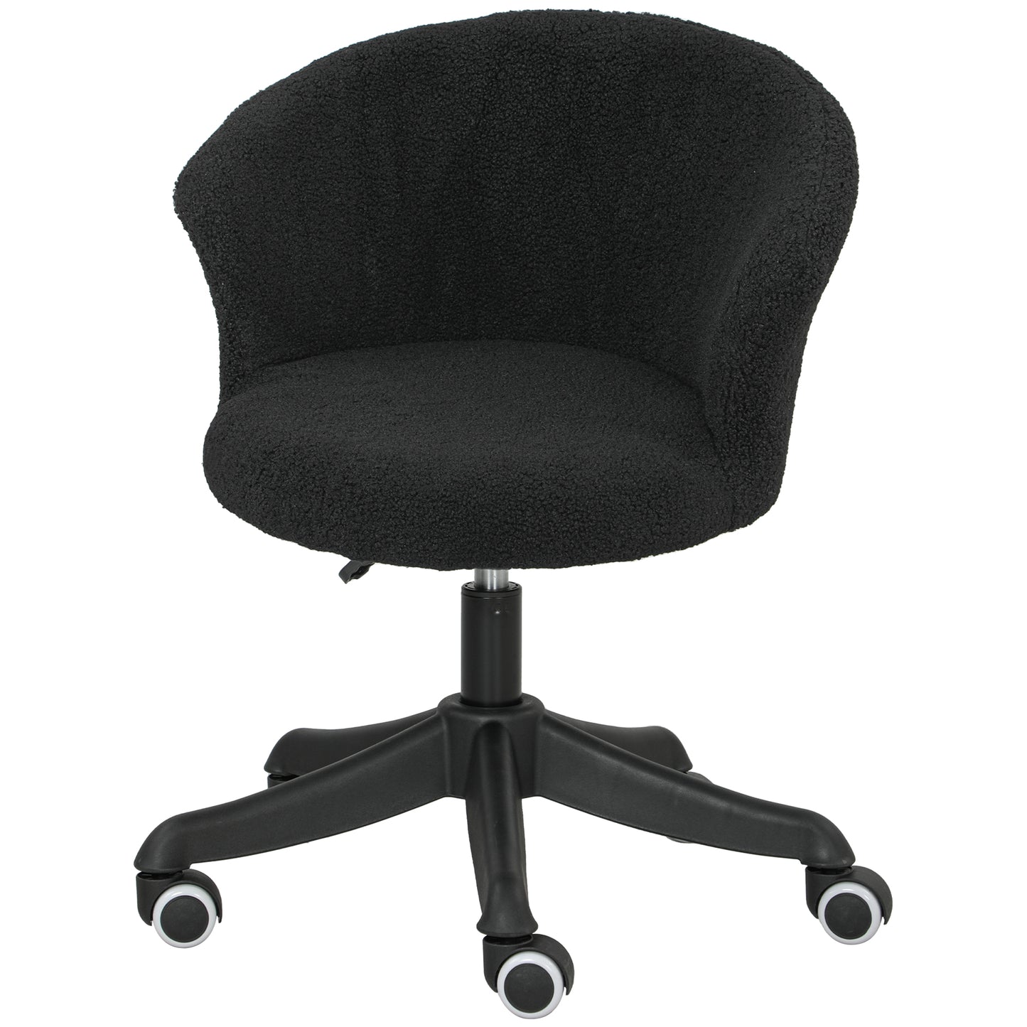 Chaise bureau sans bras hauteur réglable roulettes pivotantes