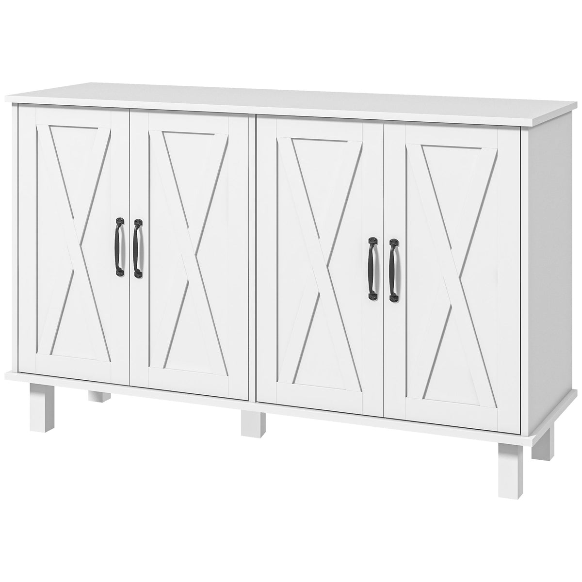 Buffet de cuisine portes de grange