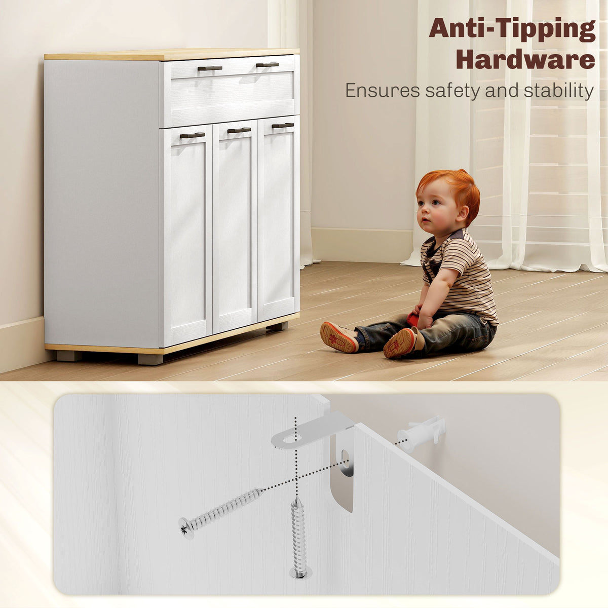 Buffet de cuisine moderne avec tiroir