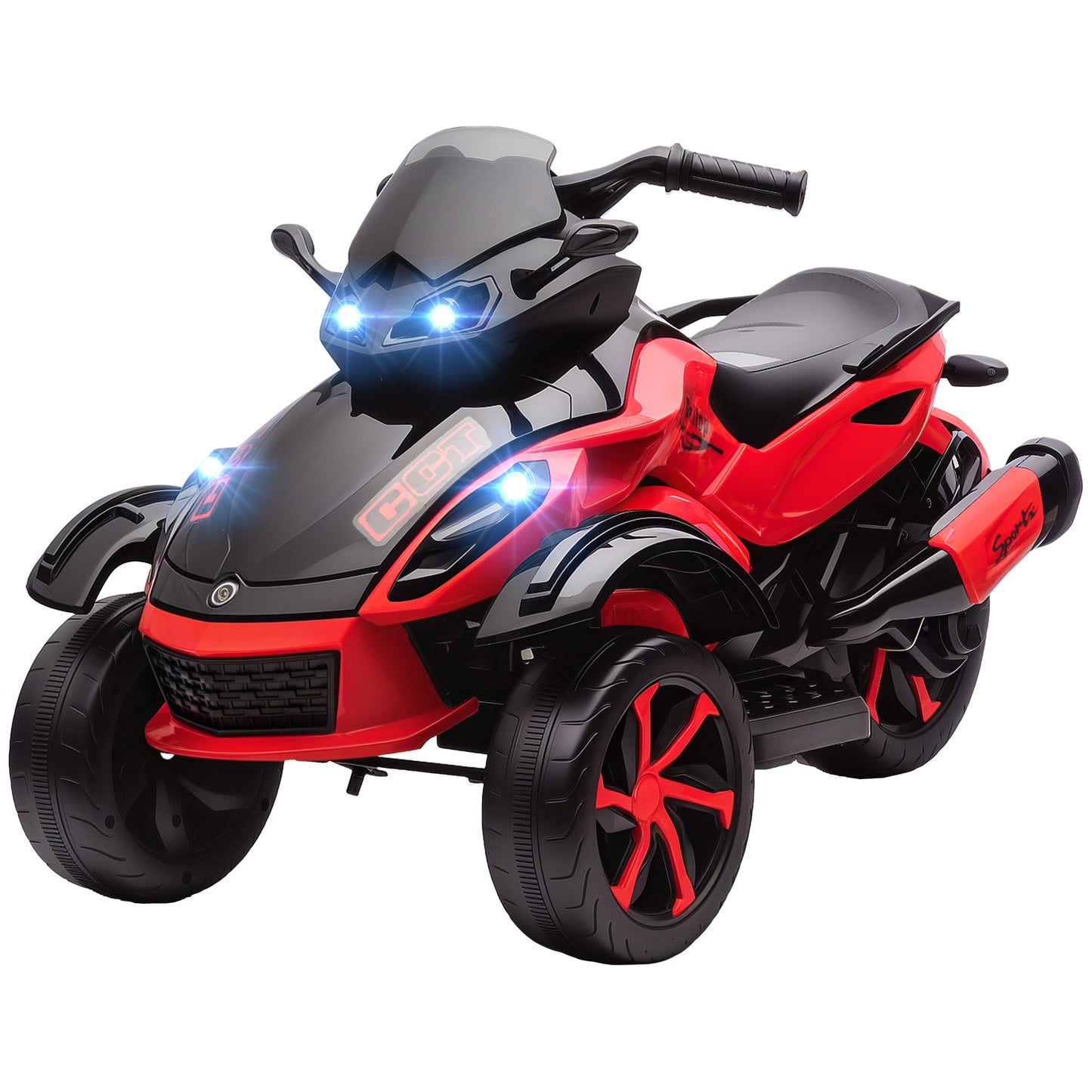 VTT électrique enfant 12V double moteur suspension LED