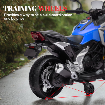 Moto électrique Honda 12V pour enfants avec phares
