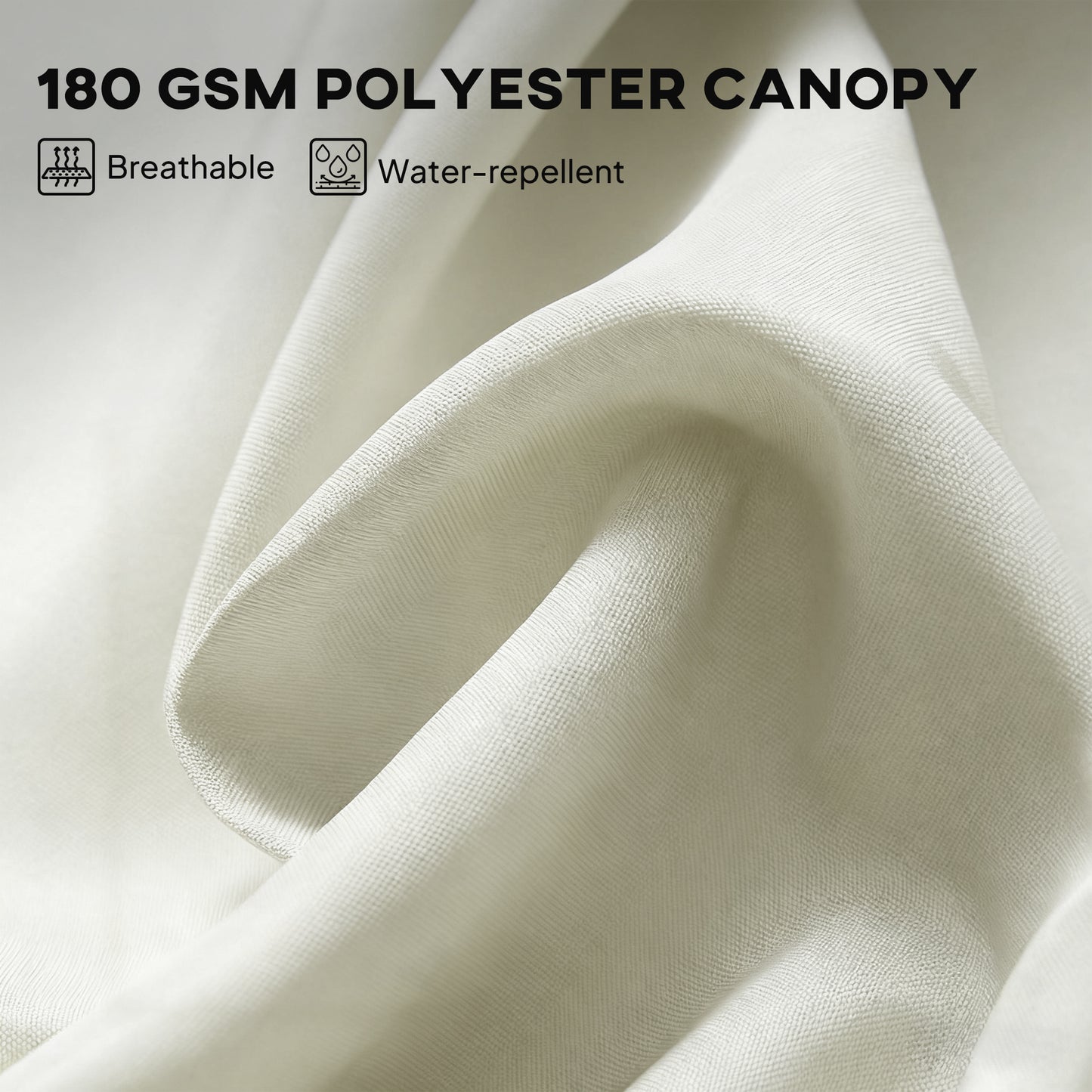 Parasol double toile manivelle — 457 cm