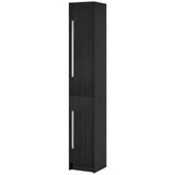 Armoire de salle de bain haute avec tablettes ajustables