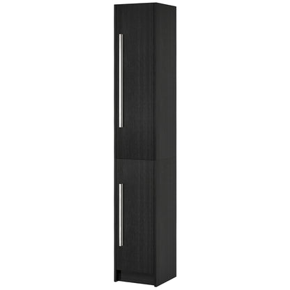 Armoire de salle de bain haute avec tablettes ajustables