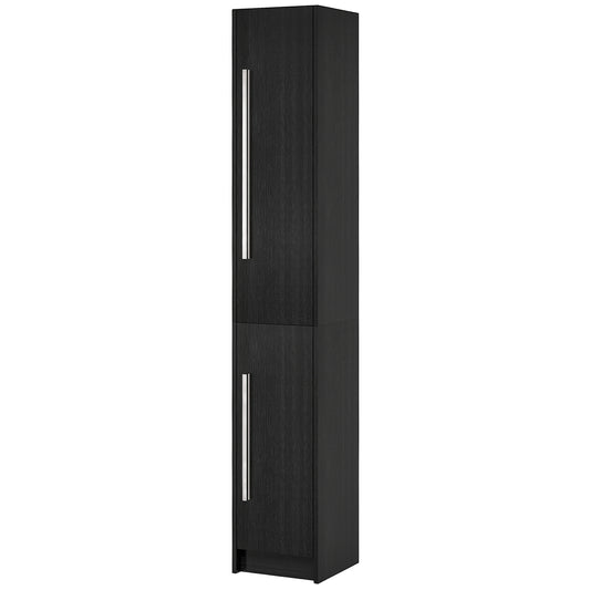 Armoire de salle de bain haute avec tablettes ajustables